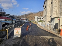 충북 음성군 마을안길 아스팔트 포장공사